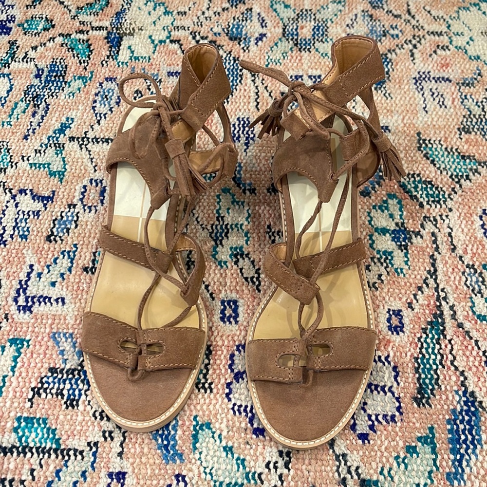 Dolce vita lace up heels